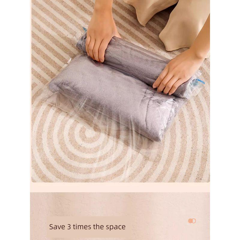 Travel Hand Roll Compression Bag Vacuum Buggy Bag No Pumping Business Trip For Home Luggage Clothing Clothes Storage and Carrying