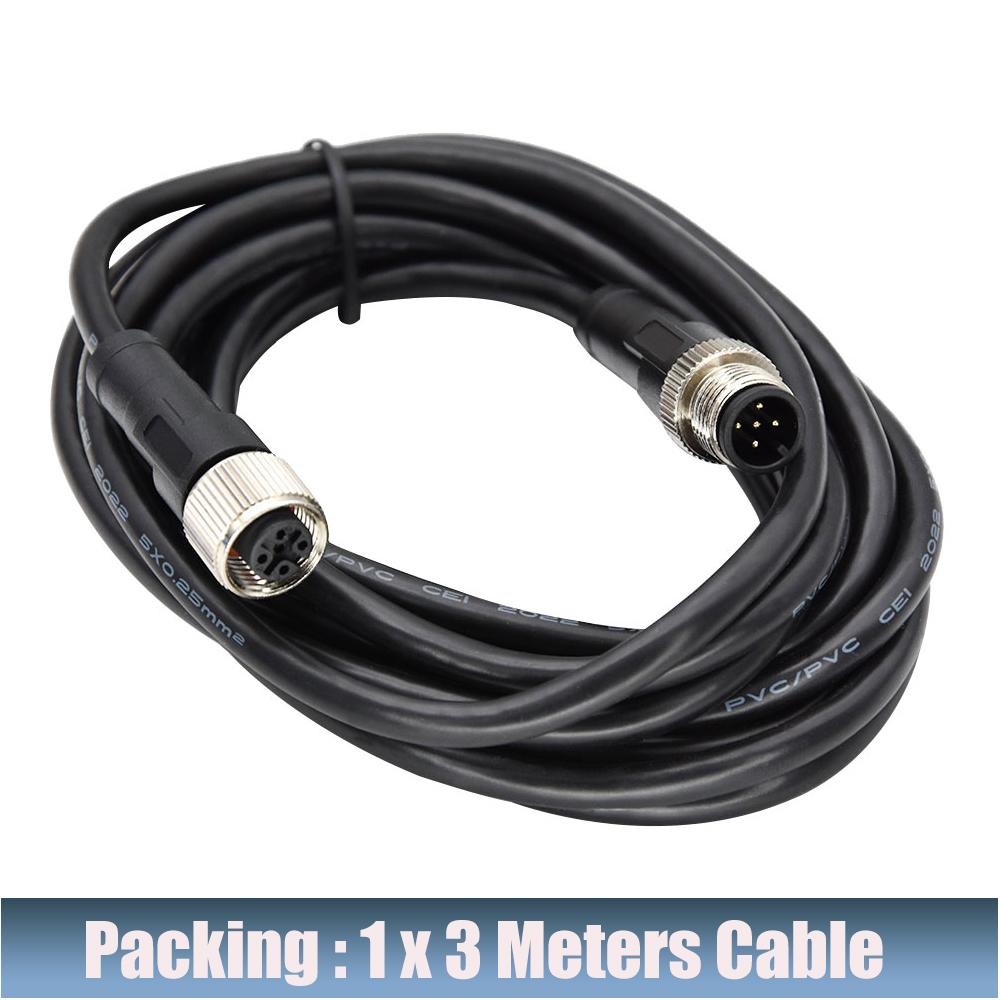 NMEA 2000 Adapter Converter Cable T-type Connector 3 Ports 6 Ports Female and Male Marine Boat Marine Boat Starter Kit 0.5-4M