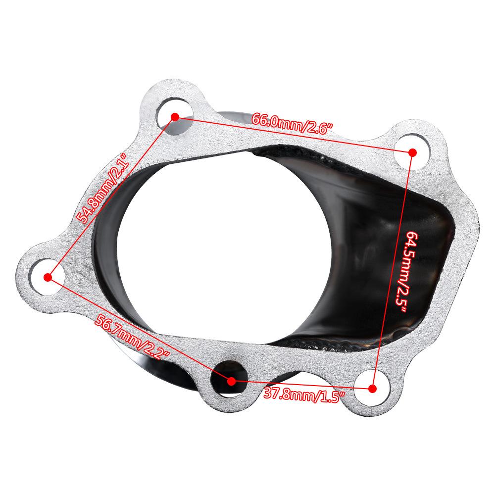 Turbo Gasket for T25/T28: 5-Hole Flange Base with High-Performance Design