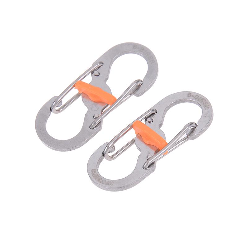 8 Word Buckle Locking Carabiner Anti-lost Keychain Outdoor Camping Equipment 8 Word Buckle Locking Carabiner Anti-lost Keychain Outdoor Camping Equipment