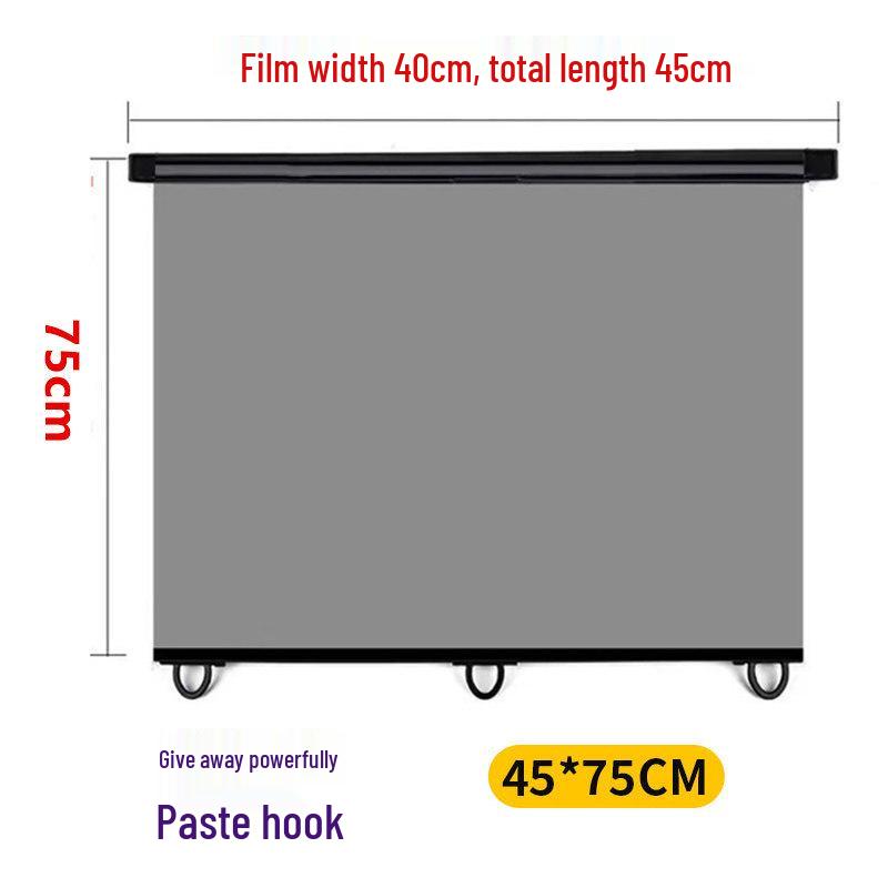 Electric Tricycle & Large Truck Retractable Sunshade: Heat Insulation and Transparent Curtain
