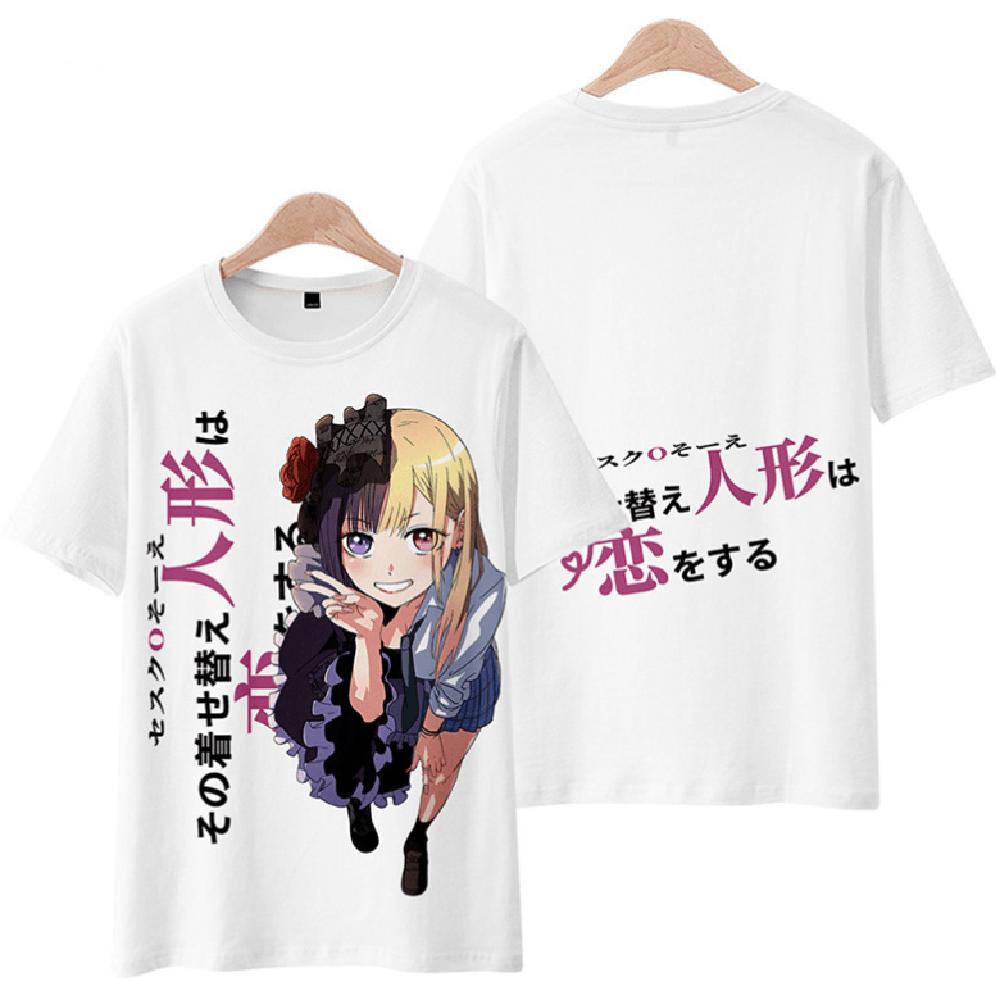 Anime Manga My Dress Up Darling Trička 3D tisk Muži Žena Tričko pro volný čas Streetwear Nadměrná velikost Harajuku Dětské topy Trička Oblečení