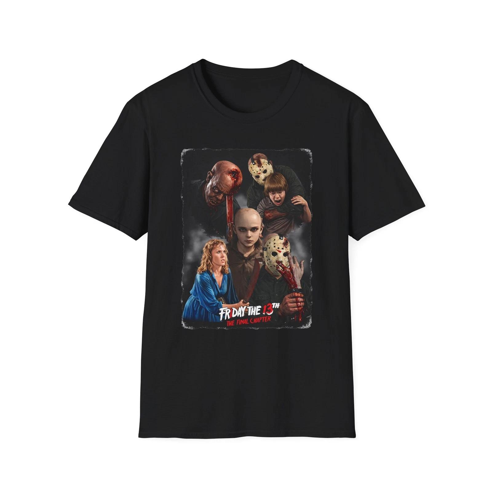 Friday the 13th Horror Collage T-Shirt | Slasher Movie Poster M