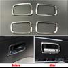 For Mitsubishi ASX ABS Chrome Trim Handle Bowl Decoration Box Ring 4PCS/lot for Mitsubishi ASX Auto Accessories