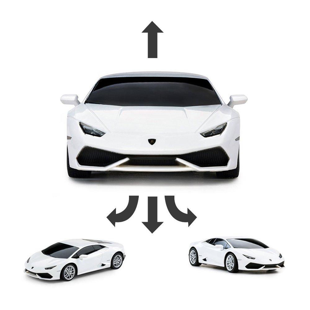 Rastar RC Car Lamborghini Huracan RC Model Car Toy Car Remote Control Car Scale White LP610-4 1/24 2.4GHz