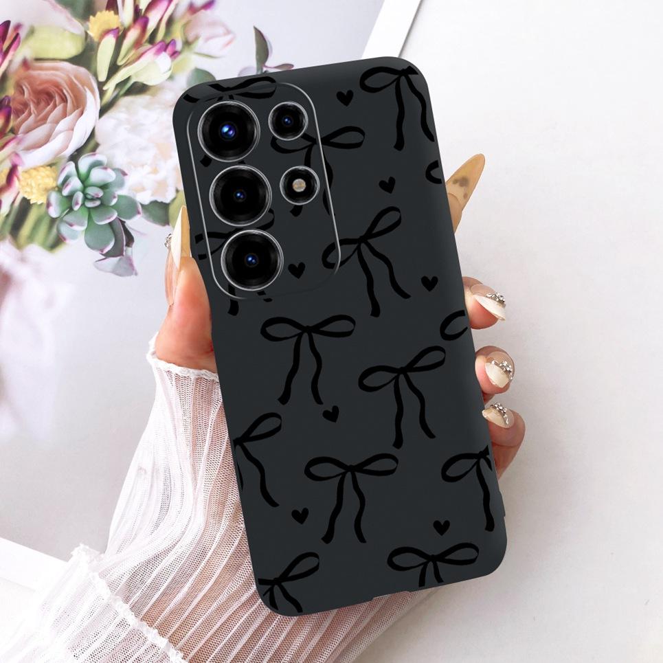Bow Love Heart Pattern Cute Cat Phone Case For Itel Super 26 Ultra S26 Ultra S688LN Casing Soft TPU Silicone Shockproof Cover