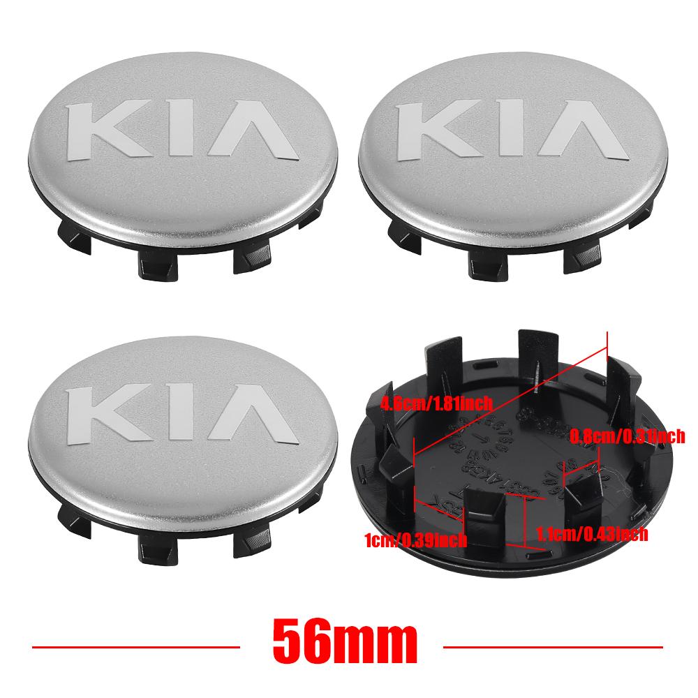 56/65mm Krytky středových otvorů kol auta Samolepky Znak Kryt Pro KIA Sportage Ceed RIO Picanto Sorento K2 K3 K5 K7 EV6 KX3 Soul Seltos
