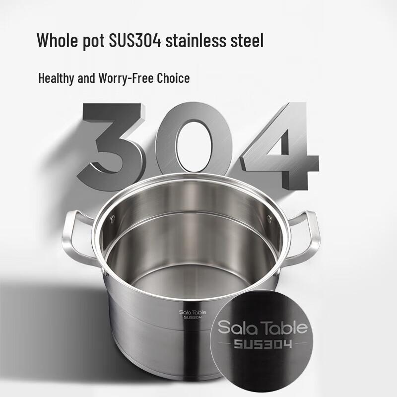 SULA SHIGUANG Serie Lorraine 30cm Edelstahl Dampfgarer