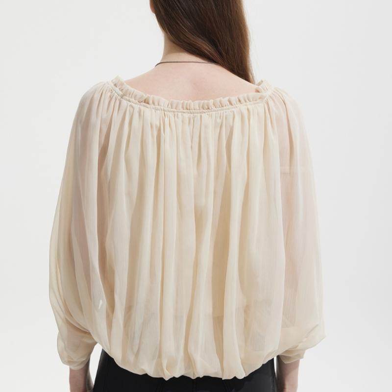 GGPX New York Date Look Off Shoulder Chiffon Blouse  Gq4sh027f 