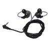 Earphones Super Bass Boost Wired Earbuds Noise Reduction Stereo Headphones for Listen To MusicWithout Microphone Black