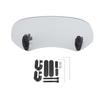 Motorcycle Wind Deflector With Adjustable Angle Windshield Extension Spoiler For Street Cruisers And Retro Bikes