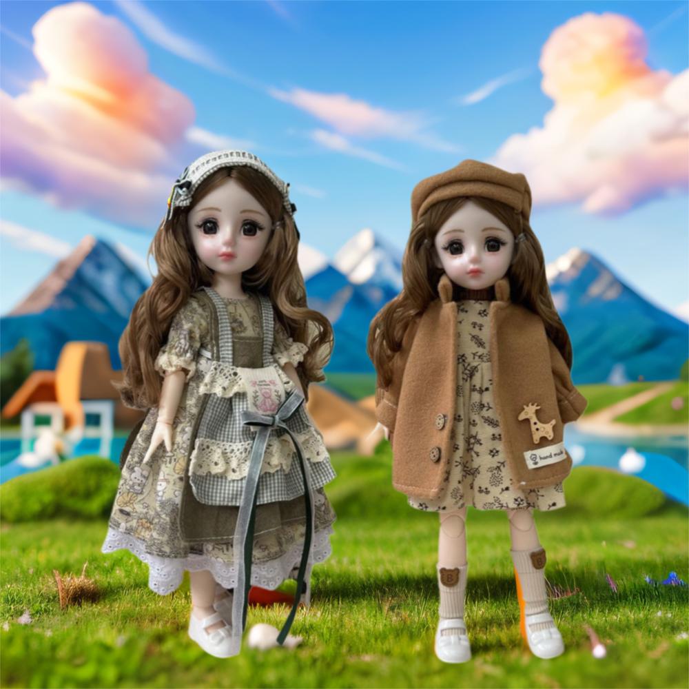 1/6 SD Princess Dress Up BJD Dolls Long Hair Princess Makeup Ball Joint Doll  Babies