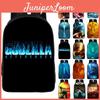 Mochila 3D Godzilla King Of The Monsters Durável para Crianças com Apelo Clássico