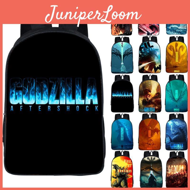Durable 3d Godzilla King Of The Monsters Backpack Kids School Bag With Classic Appeal