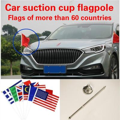 Car Flag Flag Logo Premium Flagpole Kit