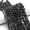 Black Labradorite Beads From Stones Round Loose Gemstones Beads 4 6 8 10 12MM for Jewelry Making Fit DIY Charms Bracelet Fashion Accessories
