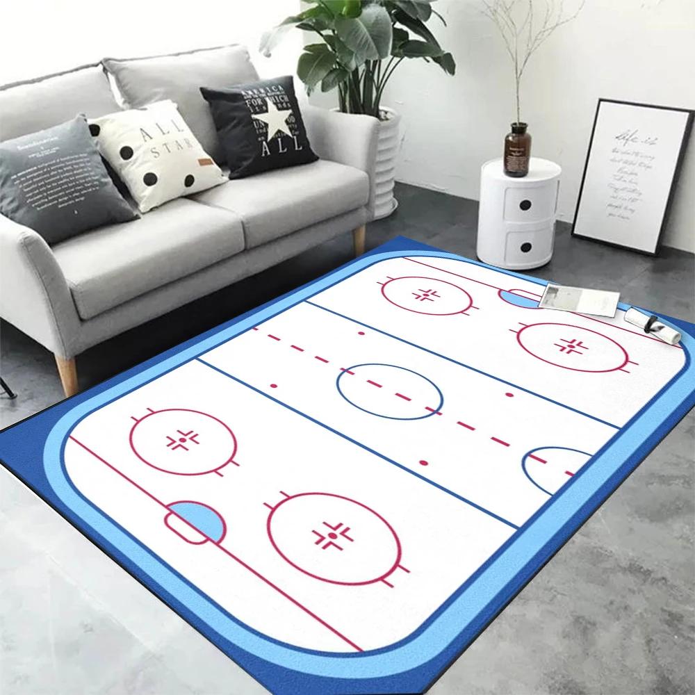 Sports  BASKETBALL Football Field Carpet for Living Room Home Decor Children's Play Anti-slip Area Rugs Bedroom Foot Pad