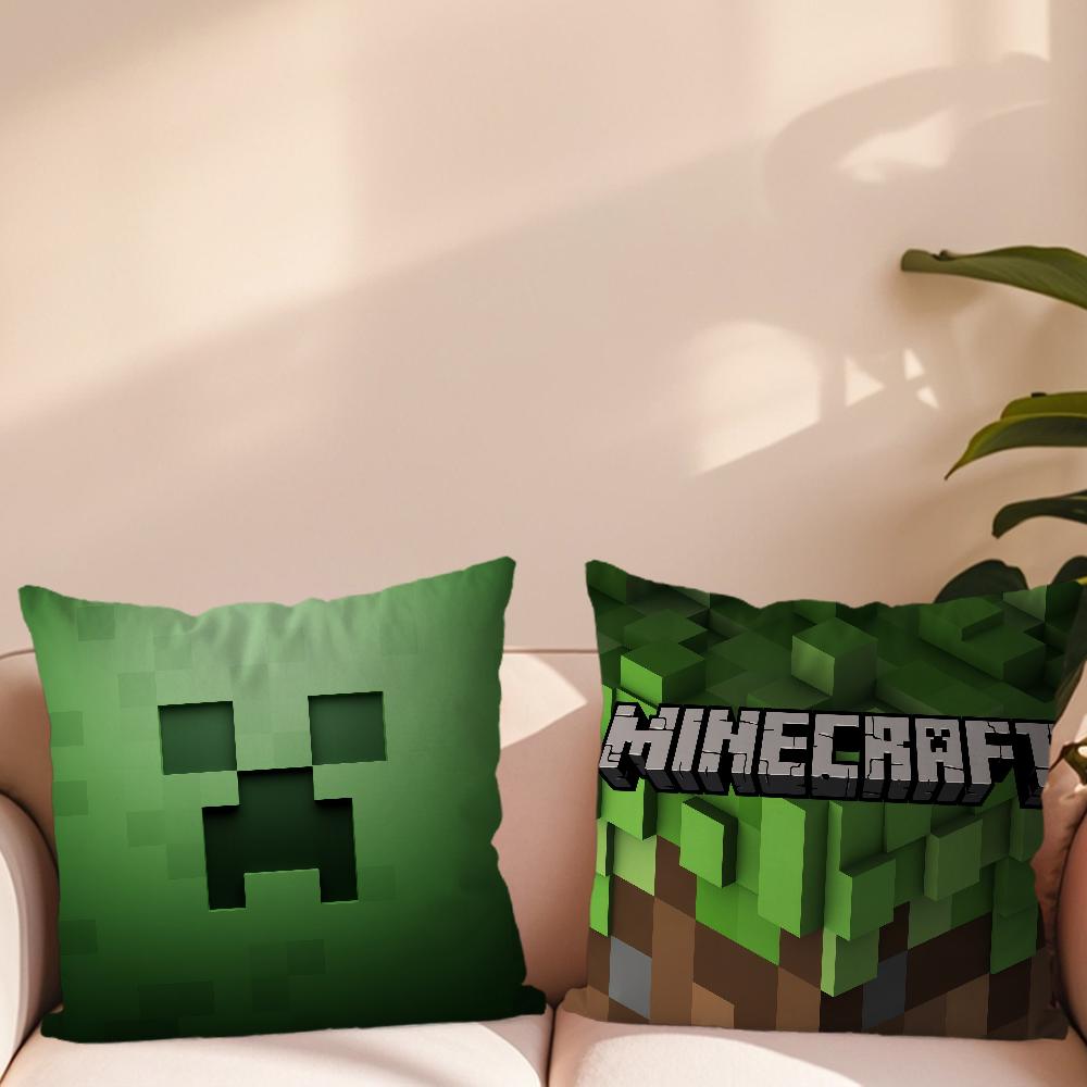 M-Mines C-Craft Spiel Kissenbezug Für Sofa Nachttisch Schlafzimmer Rückenlehne Wohnbüro Kissen Quadratisch Bedruckt Mehrere