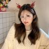 Mori Style Reindeer Antler Ears Christmas Hair Clip - Cute Kids' Hairpin Accessory