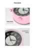 4.5-inch Luminous Silent Metal LED Alarm Clock - Student Bedside Table Clock
