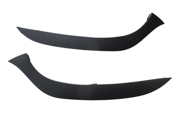 För Renault Clio 4 HB 2013-2016, nedre vänster strålkastargrill, svart plexiglas, OEM 260E03800R