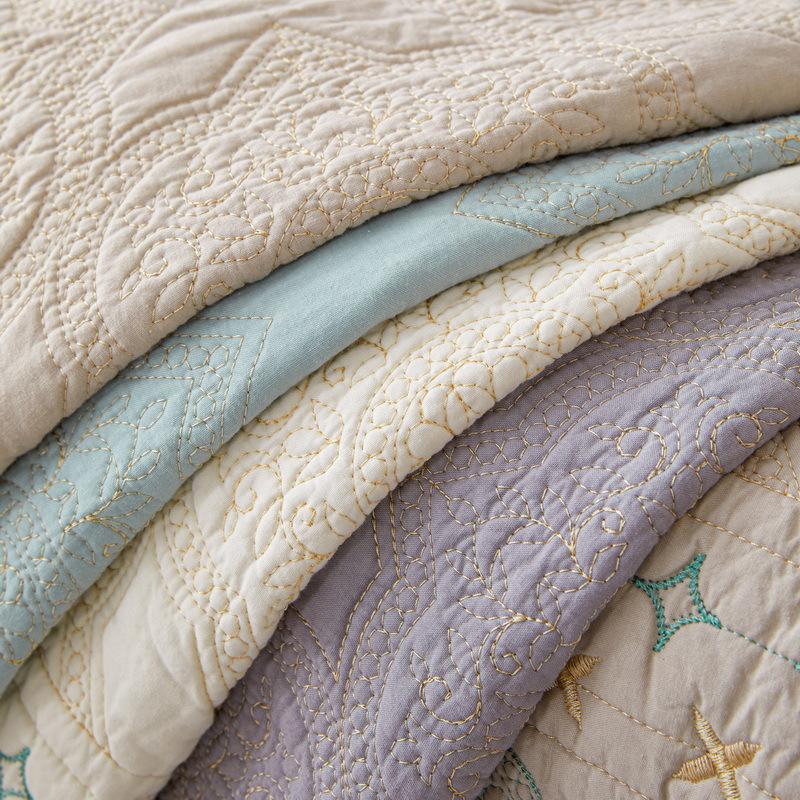 Four Seasons Cotton Sofa Cushion Anti-Slip Universal Simple Modern Fabric Solid Wood Cushion Pure Cotton Leather Cover