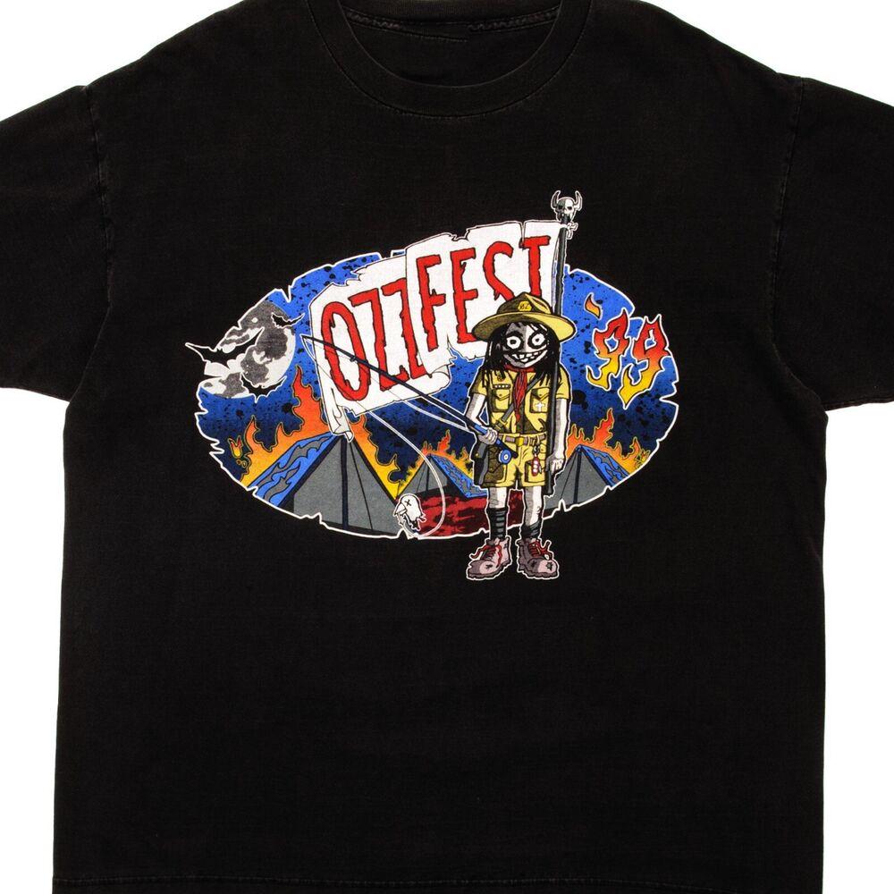 

Ozzfest Concert 1999 T-shirt Tops Tee Short Sleeve All Size S-4XL 2XL