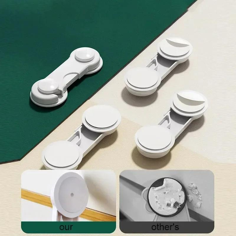 Mehrzweck-Sicherheitsschloss für Babys und Kindersicherheit, Schrankschlösser mit Kleber für Schublade, Schränke, Kühlschrank, Kleiderschrank, Vorratskammer