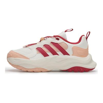 Maxxwavy Comfortable Trendy Slip-Resistant Durable Low-Top Casual Shoes Kids Sneaker White Pink JR3336