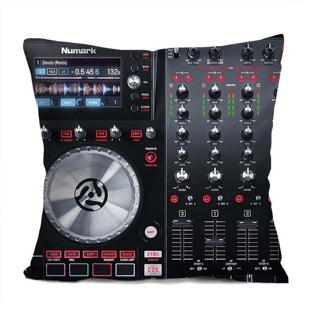 Home Decor DJ Music Pillow Cover Home Bedroom Hotel Car Seat Upholstery Cushion Cover