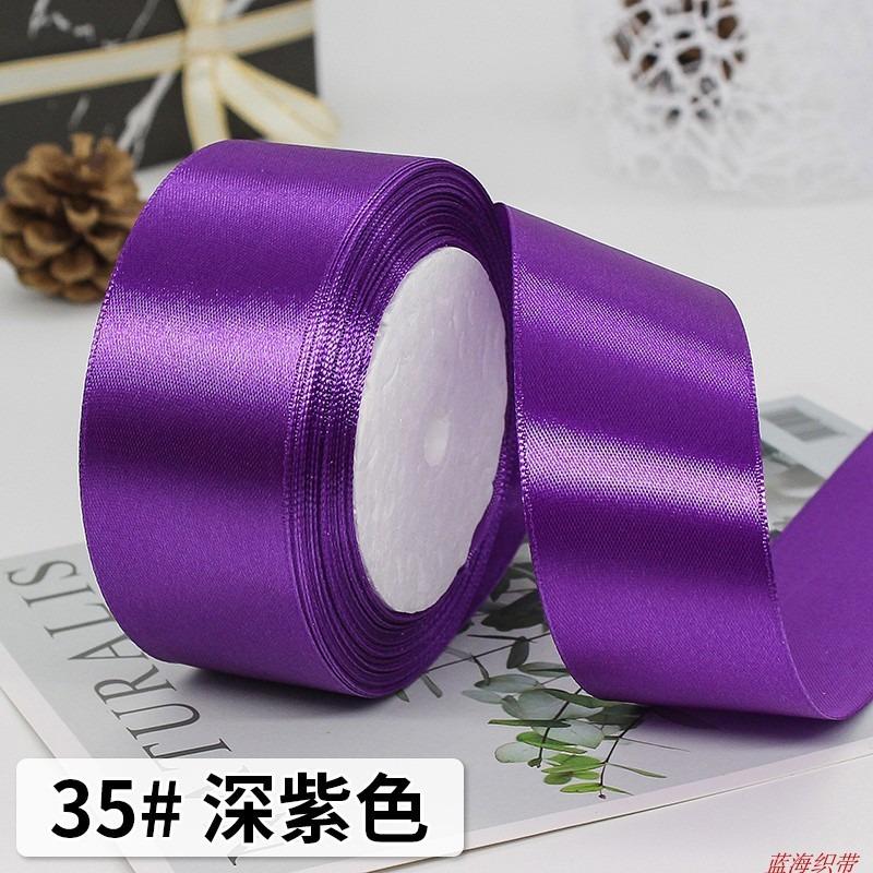 25Yards/Roll 40mm Silk Satin Ribbons for Clothing Satin Fabric Crafts Bow Handmade Gift Wrap Party Wedding DIY Decorative
