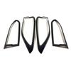 Black Rear Tail Light Lamp Frame Cover Trim For Toyota Corolla Cross -2025