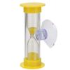 2Minute Hourglasses Timer With Suction Cup Shower Tooth Brushing Sandglass Timer Children Timer Toy Decorations