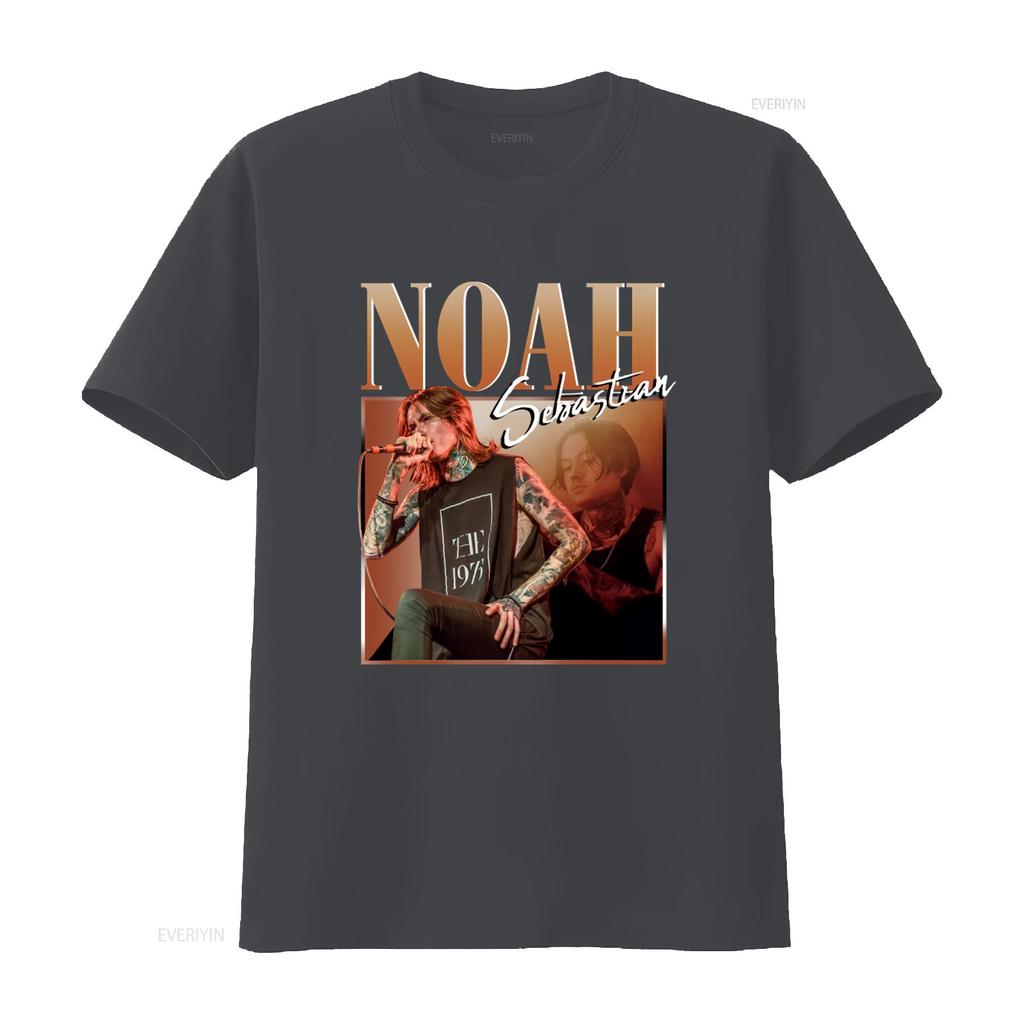 Noah Sebastian Vintage 90s T Shirt Merch Bad Omens Retro Homage Bootleg vintage Washed Casual homme designer clothes Stylish