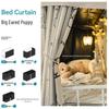 Thick Blackout Dormitory Bed Canopy for Bunk Beds