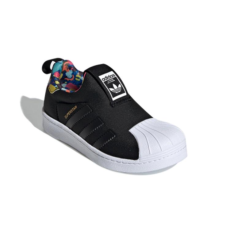 Adidas Originals SUPERSTAR 360 C Low top Kids' Skateboarding Shoes Black Blue Yellow Children Aged 3 7 Years Old EE6265