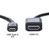 SANWA SUPPLY Type C To HDMI Conversion Cable (Black, 5m) KC-ALCHD50K