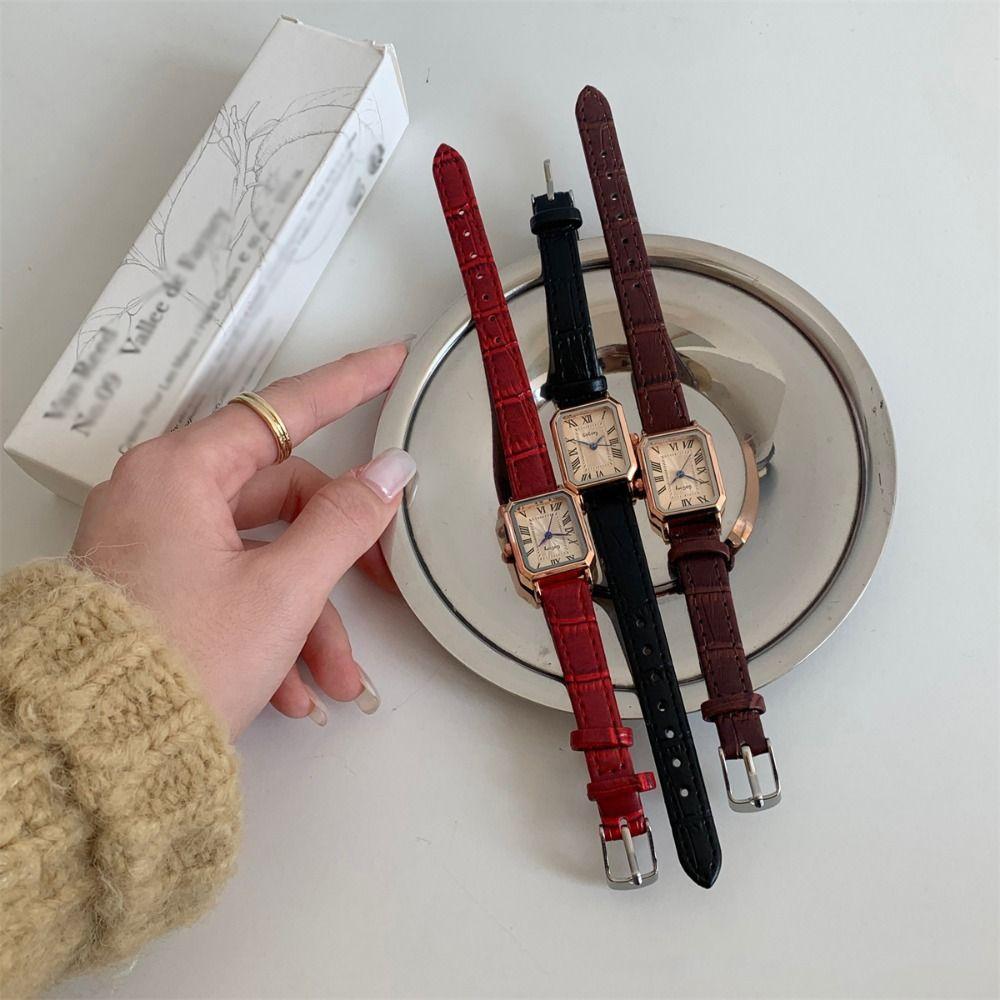 Exquisite Women's Quartz Watch Portable Ladies Business Watches Vintage Female Clock  Daily Use