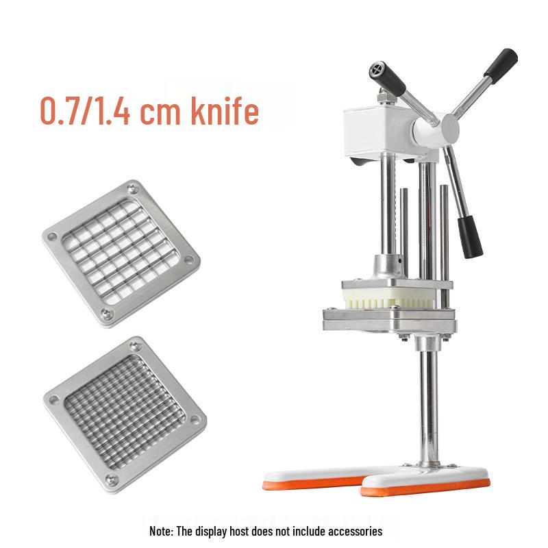 Manual Vegetable Dicer: Fries Cutter, Potato & Cucumber Slicer, Vertical Radish & Strip Slicer.