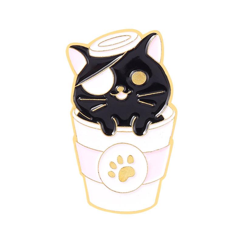 Cat Adorable Brooch Charming Enamel Pin Unique Fashion Accessories For Men Women And