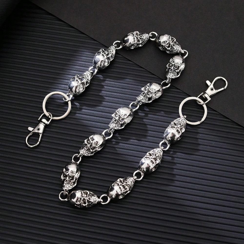 Skull Jeans Chain Hip Hop Personality Punk Diablo Skull Waist Chain Cool Accessories