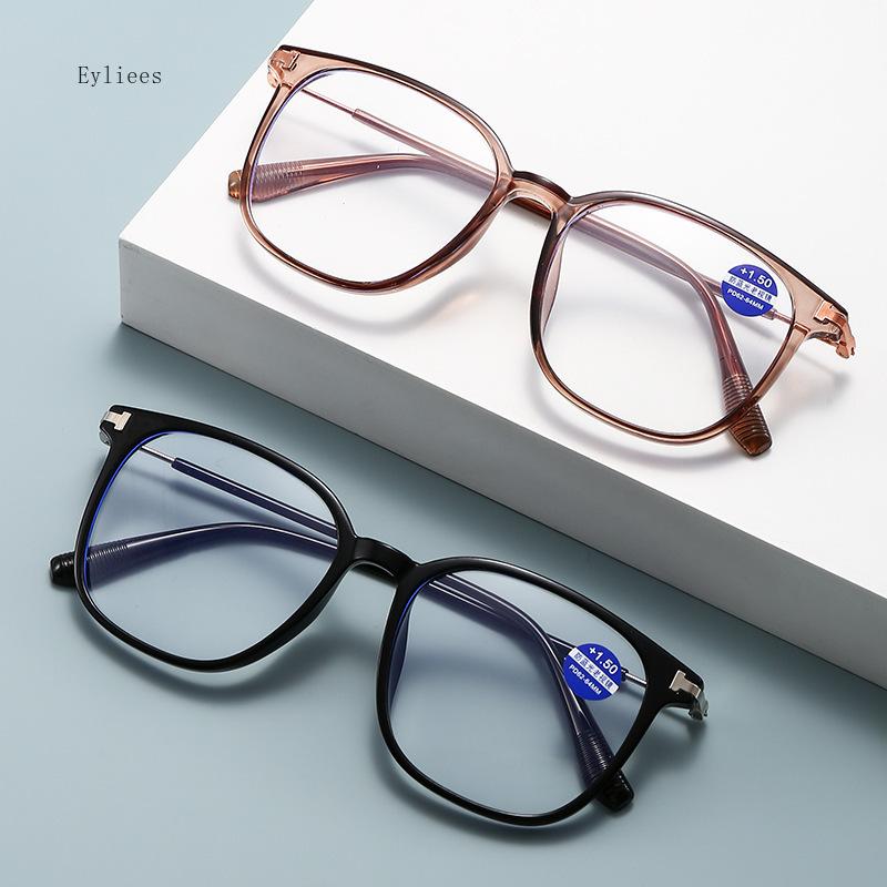 Round Reading Glasses for Women Fashion Blue Light Blocking Readers Computer Presbyopia Eye Glass Frame for Men