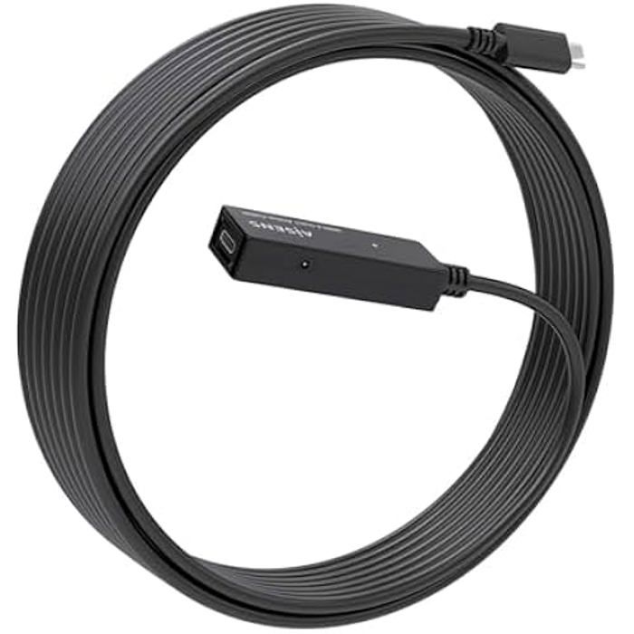 Câble USB - AISENS - A107-0869 - USB 3.2 Gen1X1 - 5 m - Noir avec amplificateur