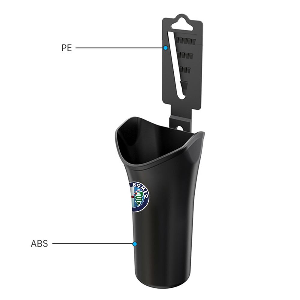 YYCE3 1pc Car Rear Seat Hanging Hook Umbrella Holder Seat Back storage bucket Accessories For Alfa Romeo Sportiva GT 147 159 Styling