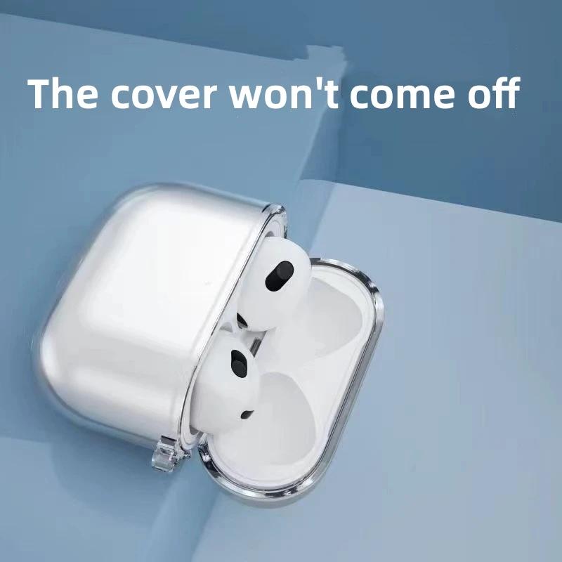 Clear Earphone Case Compatible For AirPods 4 Generation Protective Case Cover For AirPods 4 TPU Pro2 Pro3 Protective Case