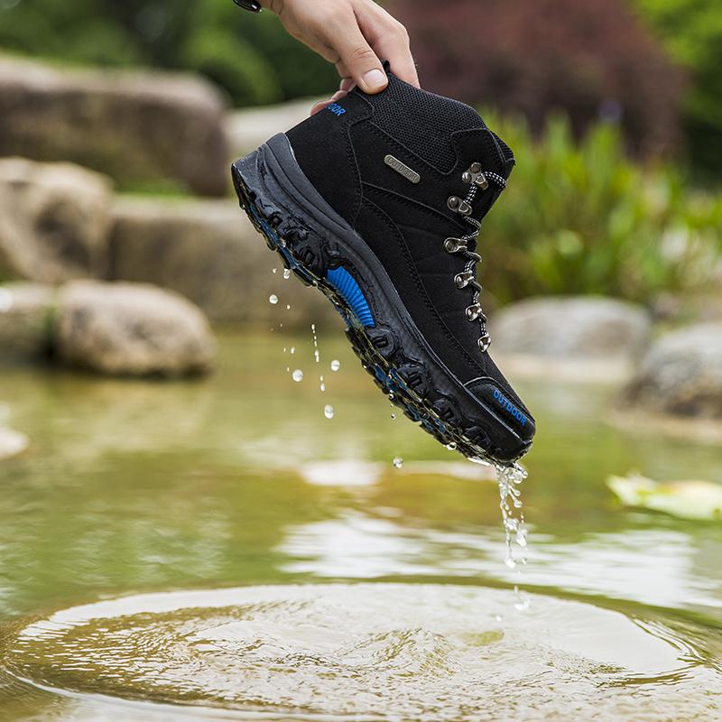 Waterproof Men Hiking Shoes Outdoor Trekking Shoes For Men Ankle Hiking Boots