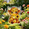 Suncatcher Stained Glass Puzzle Acrylic Pendant Light Refraction Window Hanging Jigsaw for Home Decor