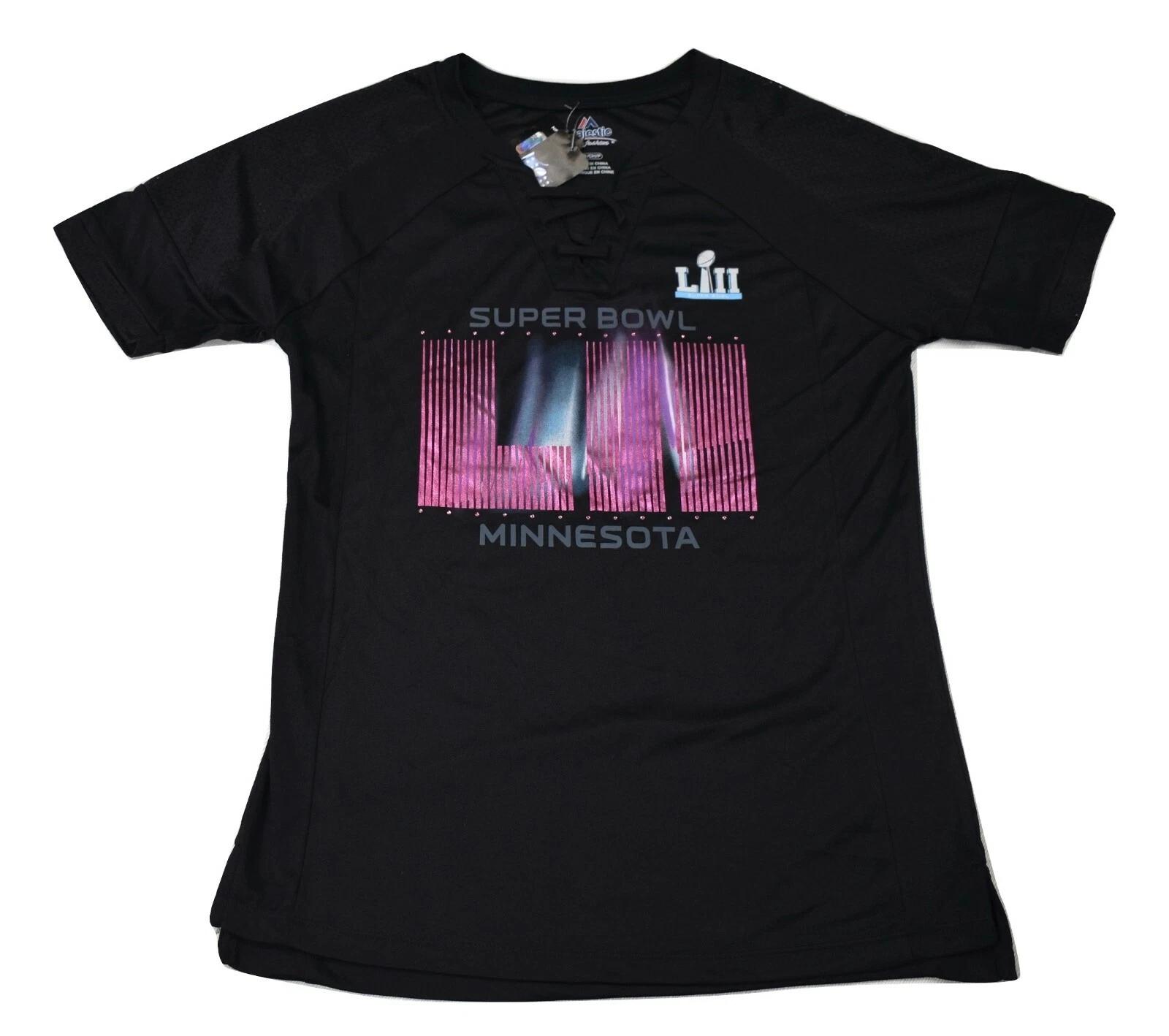 

Majestic NFL Womens Super Bowl LII Shirt New S, L, XL S