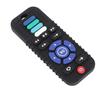 Baby Control Teething Toy TV Control Shape Silicone Teething Toy for Infants Toddlers Black