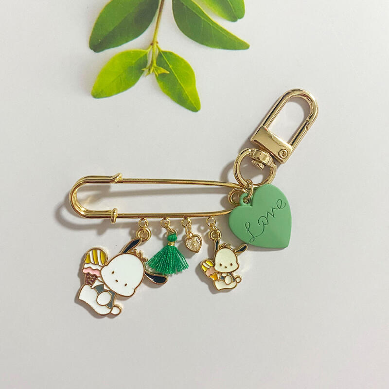 Sanrio Pochacco Clothespin Keychain Single product